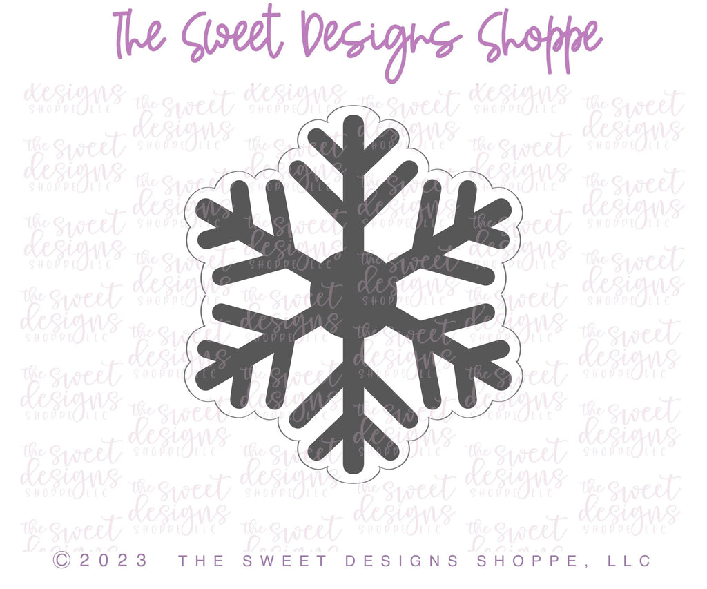 Cookie Cutters - Advent Snowflake - Cookie Cutter - Sweet Designs Shoppe - - advent, Advent Calendar, ALL, Christmas, Christmas / Winter, Cookie Cutter, Nature, Promocode, Snow, snowflake, Winter