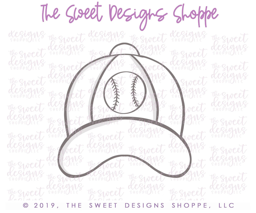 Cookie Cutters - Baseball Cap - Cookie Cutter - Sweet Designs Shoppe - - ALL, Clothing / Accessories, Cookie Cutter, dad, fan, Father, Fathers Day, grandfather, mother, Mothers Day, Promocode, sport, sports