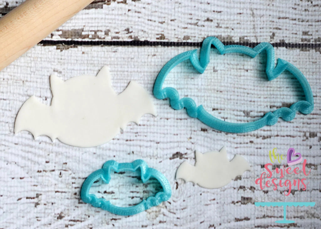 Cookie Cutters - Bat V2 - Cookie Cutter - Sweet Designs Shoppe - - 2021Top15, ALL, Animal, Animals, Cookie Cutter, Customize, Fall / Halloween, halloween, Promocode