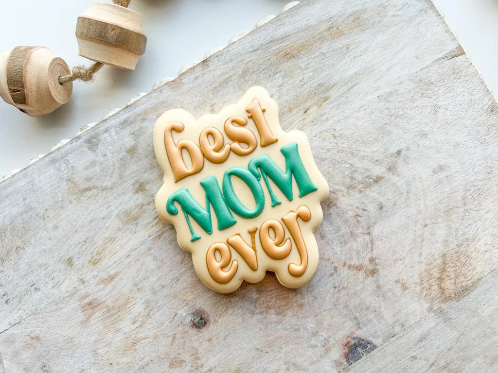 Cookie Cutters - Best Mom Ever Groovy Set - Set of 4 - Cookie Cutters - Sweet Designs Shoppe - - ALL, Cookie Cutter, groovy, Mini Sets, MOM, mother, Mothers Day, Promocode, regular sets, set