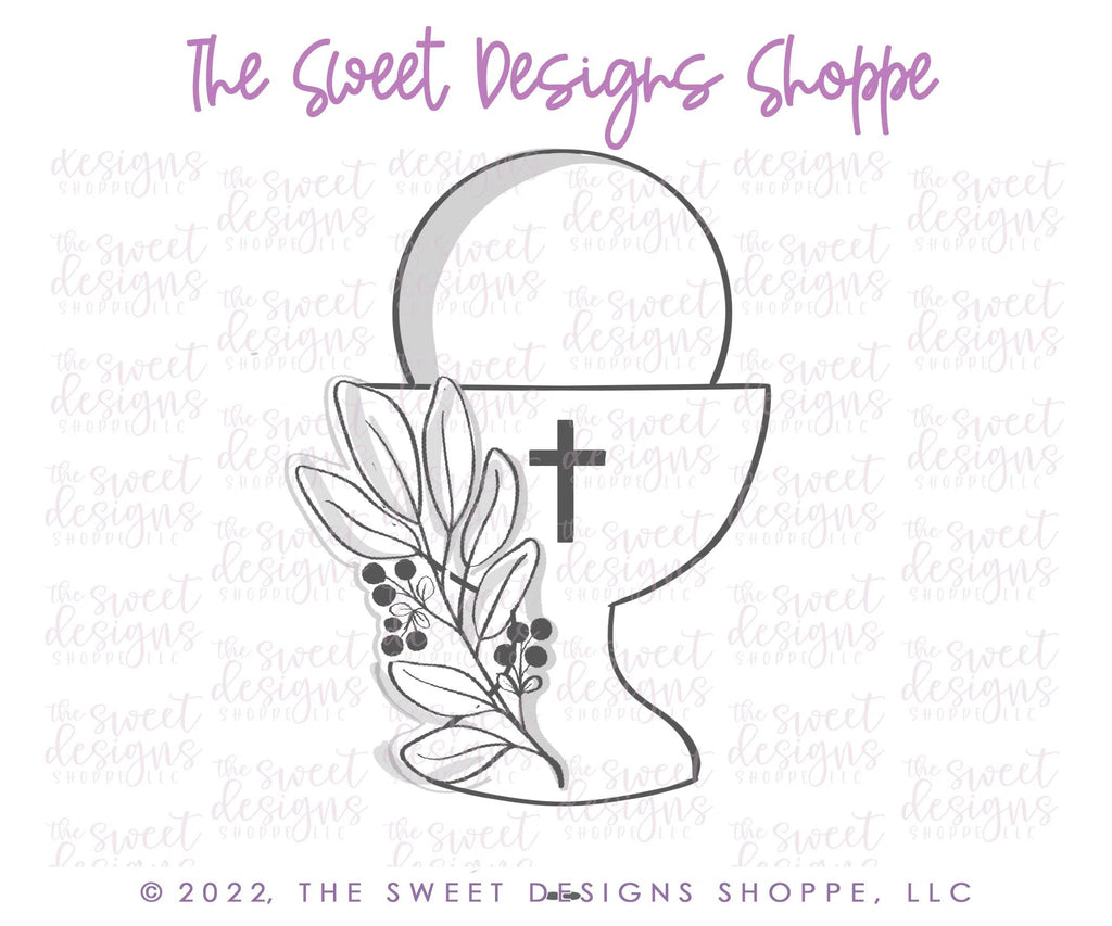 Cookie Cutters - Chalice Samuel - Cookie Cutter - Sweet Designs Shoppe - - ALL, chalise, Cookie Cutter, First Communion, handlettering, Promocode, Religious