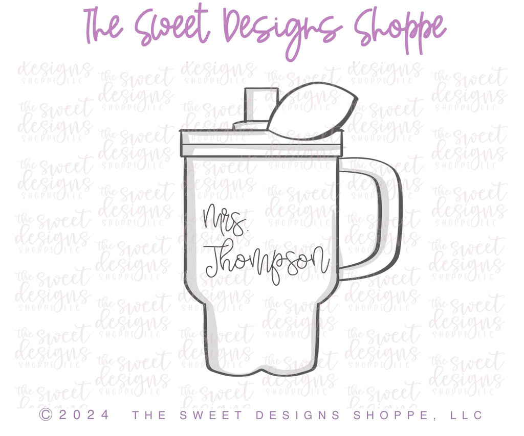 Cookie Cutters - Chubby Apple Tumbler - Cookie Cutter - Sweet Designs Shoppe - - ALL, Apple tumbler, beverage, beverages, Coffee, Cookie Cutter, drink, Food & Beverages, Food and Beverage, new, Nurse Appreciation, Promocode, SODA, Stanley, Teach, Teacher, Teacher Appreciation, Tumbler, Yeti