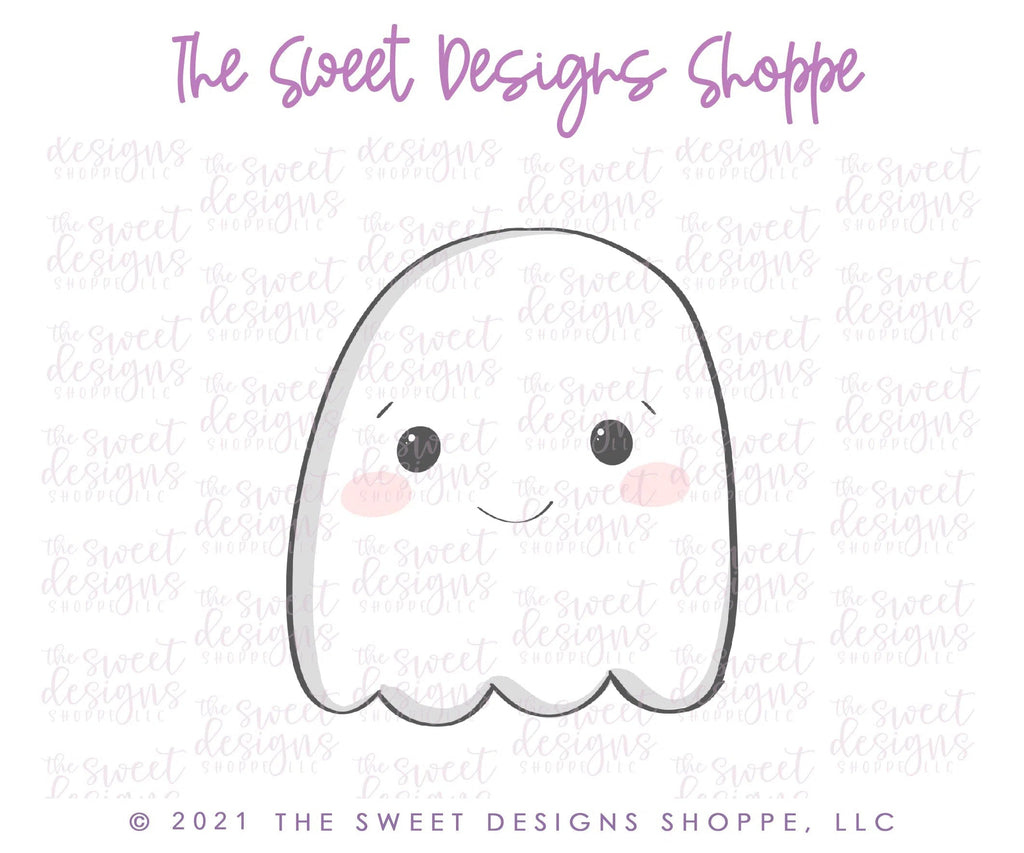 Cookie Cutters - Chubby Funky Ghost - Cookie Cutter - Sweet Designs Shoppe - - ALL, Boo, Cookie Cutter, Ghost, halloween, Promocode