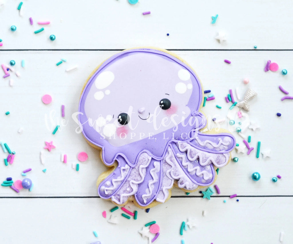 Cookie Cutters - Chubby Jellyfish v2- Cookie Cutter - Sweet Designs Shoppe - - ALL, Animal, Animals, beach, Cookie Cutter, Fantasy, Promocode, sand, summer, under the sea