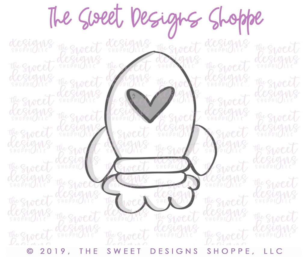 Cookie Cutters - Chubby Rocket Ship - Cookie Cutter - Sweet Designs Shoppe - - 2018, ALL, Cookie Cutter, kids, Kids / Fantasy, Promocode, space, transportation, Valentine's, valentines collection 2018