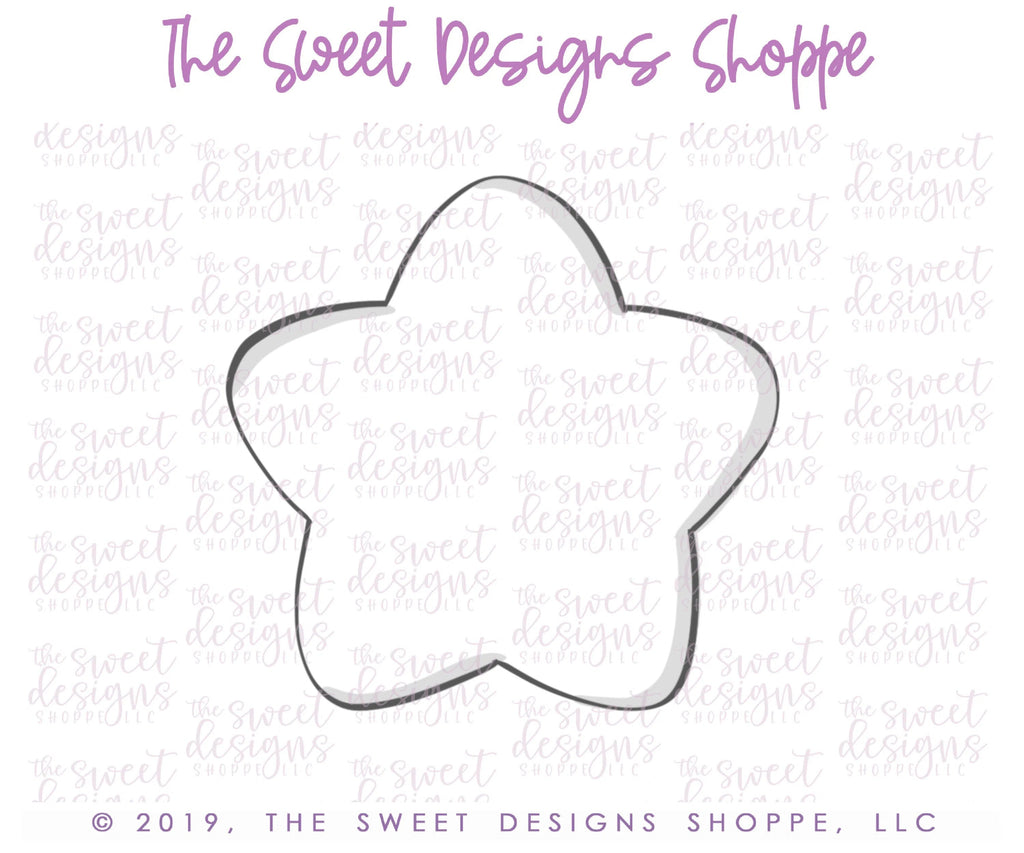 Cookie Cutters - Chubby Star 2019 - Cookie Cutter - Sweet Designs Shoppe - - 2019, ALL, basic, Basic Shapes, BasicShapes, constellations, Cookie Cutter, Miscellaneous, Promocode, space, Star