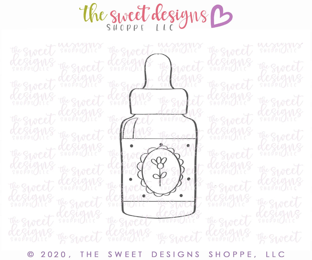 Cookie Cutters - Dropper Bottle - Cookie Cutter - Sweet Designs Shoppe - - 041120, ALL, Cookie Cutter, Doctor, essential oils oil, MEDICAL, nurse, Promocode, young living, Youngliving