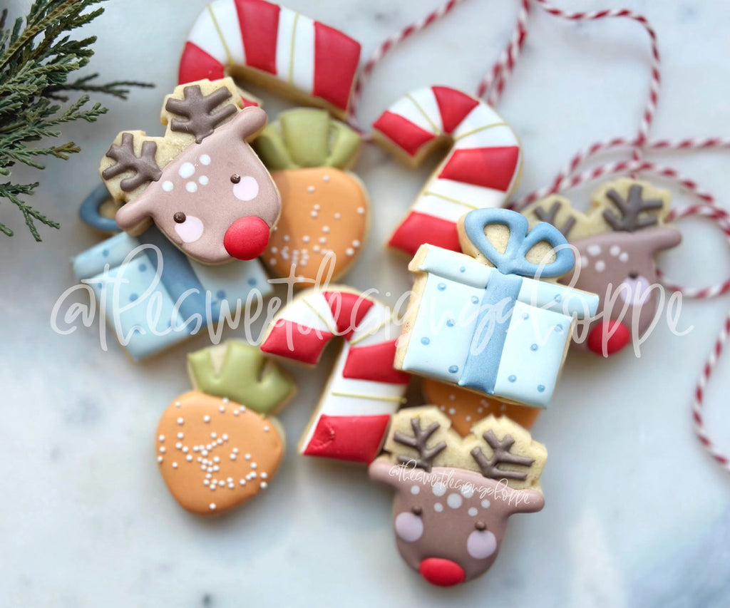 Cookie Cutters - Magic Reindeer Mini Set - Set of 4 - Cookie Cutters - Sweet Designs Shoppe - Set of 4 - Mini Size Cutters ( 2" Longest Side) - ALL, Christmas, Christmas / Winter, Cookie Cutter, Mini Sets, Promocode, regular sets, Reindeer, Rudolph, set, Winter