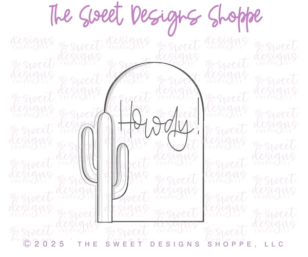 Handmade Copper Barrel Cactus Cookie Cutter | 4.75" X 2.75" Southwest Desert Theme Baking & Craft Tool