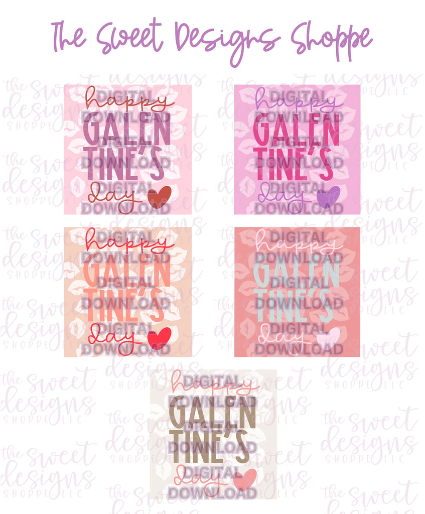 Digital - happy GALENTINE'S day Plaque - Digital Instant Download - Eddie Files - Sweet Designs Shoppe - - ALL, Download, E-Tag, Eddie, Edible Printer Files, Promocode, valentine, valentines
