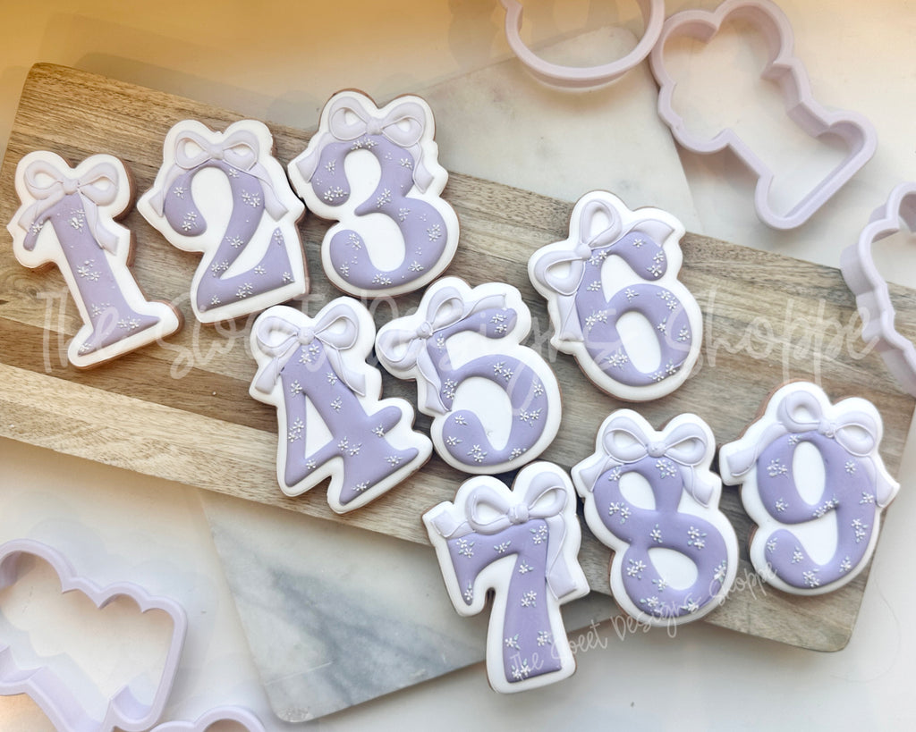 Coquette Numbers Set - Set of 9 - Cookie Cutters