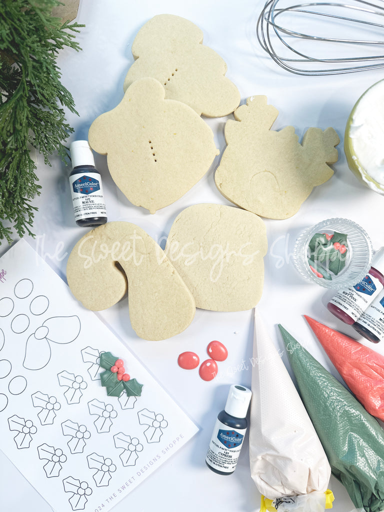 In-Person Decorating Class - Intermediate- Holiday Icing Magic, Mastering Royal Icing Consistency - Dec-7th-2024  9am to 1pm - 4 Hours - Greenville, SC