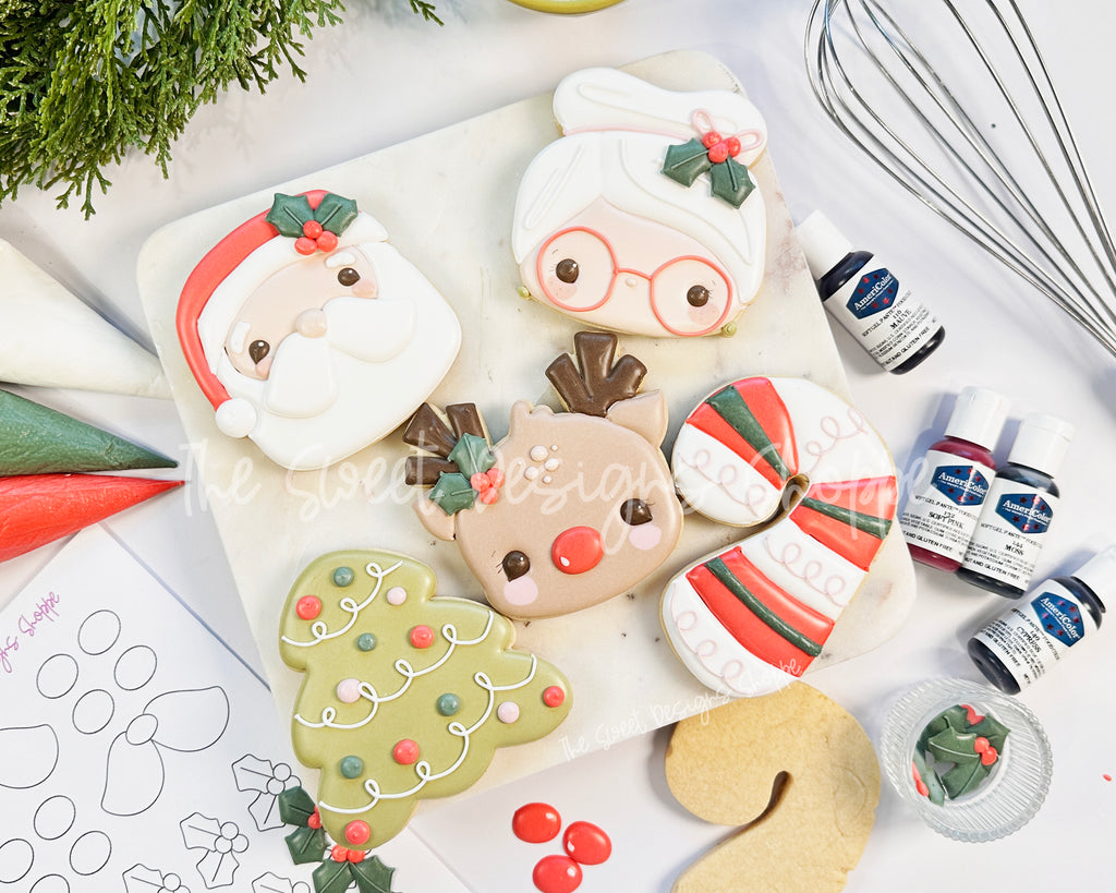 In-Person Decorating Class - Intermediate- Holiday Icing Magic, Mastering Royal Icing Consistency - Dec-7th-2024  9am to 1pm - 4 Hours - Greenville, SC