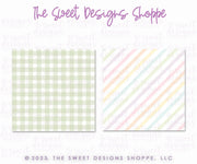 Box Backer - Box Backer : Easter Plaid - Set of 25 Backers ( Select Size) - The Sweet Designs Shoppe - TSDS - - ALL,back,backers,box backers,boxbacker,Easter,Easter / Spring,green,PrintedBoxBacker,Promocode,Rainbow