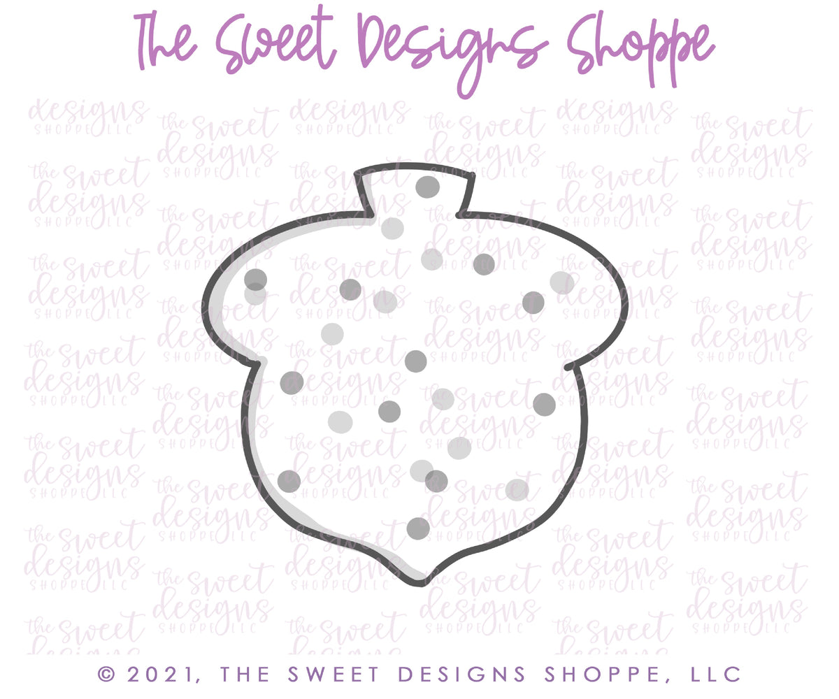 Cake Pop Maker - Acorn Frosted Cracker - Cake Pop Maker Set ( Cutter & Pusher) - The Sweet Designs Shoppe - TSDS - - ALL,Cake Pop,cakepop,Fall,new,Popper,Promocode,STL,thanksgiving
