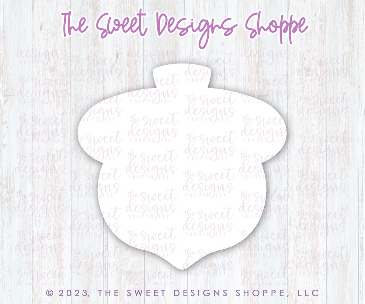 Cake Pop Maker - Acorn Frosted Cracker - Cake Pop Maker Set ( Cutter & Pusher) - The Sweet Designs Shoppe - TSDS - - ALL,Cake Pop,cakepop,Fall,new,Popper,Promocode,STL,thanksgiving