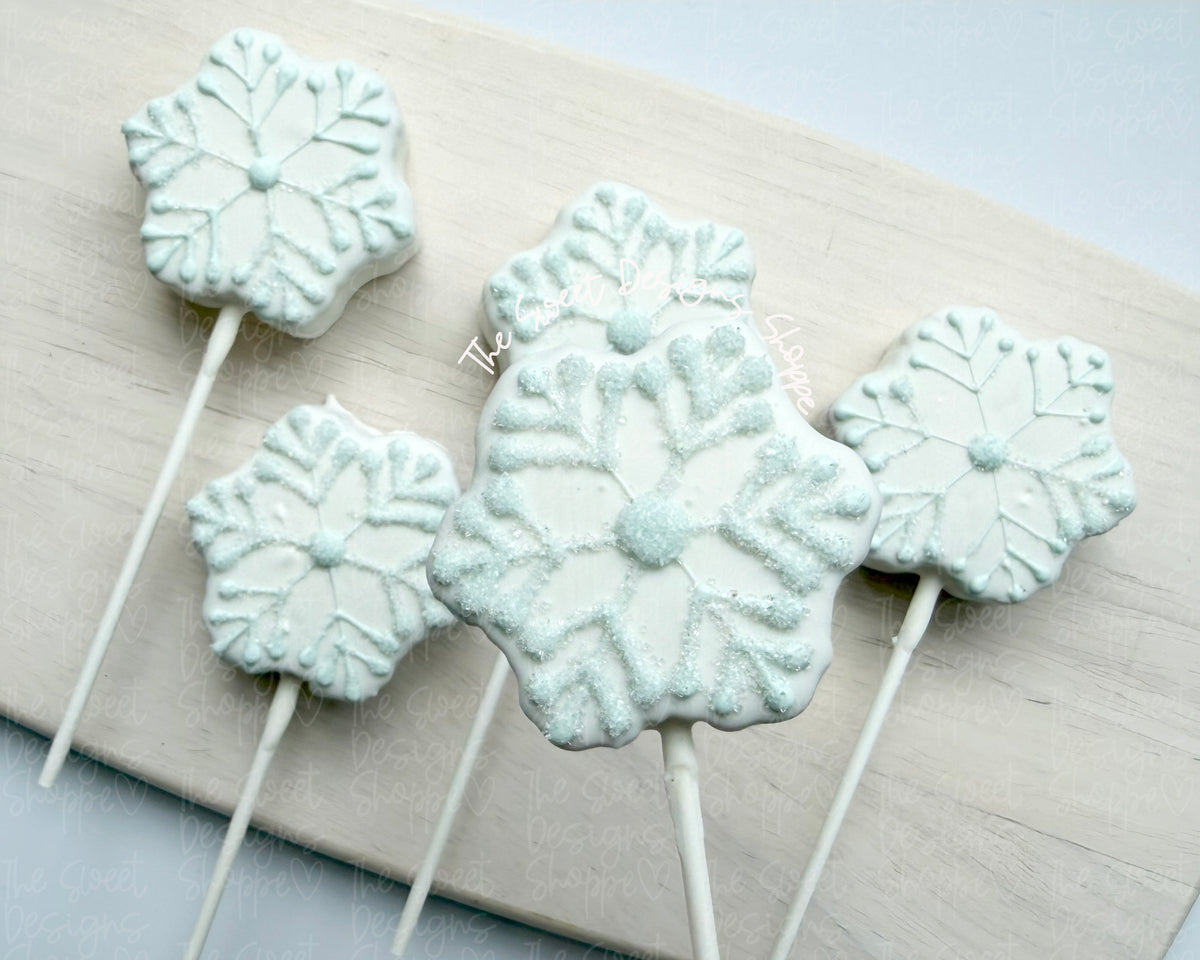 Cake Pop Maker - Advent Snowflake - Cake Pop Maker Set ( Cutter & Pusher) - The Sweet Designs Shoppe - TSDS - - ALL,Cake Pop,cakepop,Christmas,Christmas / Winter,new,Popper,Promocode,STL