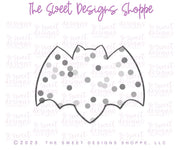 Cake Pop Maker - Bat Frosted Cracker- Cake Pop Maker Set ( Cutter & Pusher) - The Sweet Designs Shoppe - TSDS - - ALL,Animal,Animals and Insects,Cake Pop,cakepop,dracula,halloween,Popper,Promocode,STL,vampire