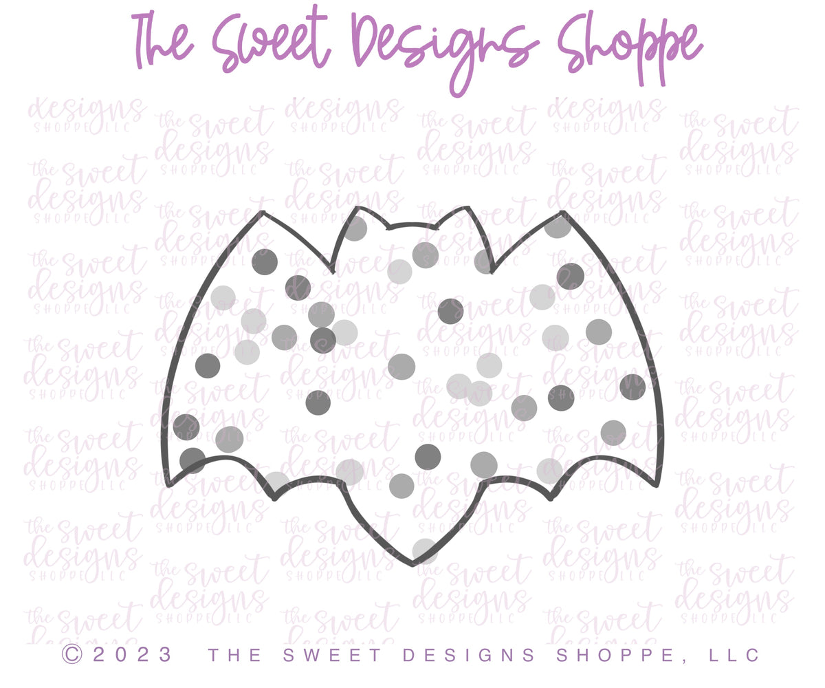 Cake Pop Maker - Bat Frosted Cracker- Cake Pop Maker Set ( Cutter & Pusher) - The Sweet Designs Shoppe - TSDS - - ALL,Animal,Animals and Insects,Cake Pop,cakepop,dracula,halloween,Popper,Promocode,STL,vampire