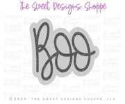 Cake Pop Maker - Boo Traditional Plaque - Cake Pop Maker Set ( Cutter & Pusher) - The Sweet Designs Shoppe - TSDS - - ALL,Cake Pop,cakepop,halloween,Plaque,Plaques,PLAQUES HANDLETTERING,Popper,Promocode,STL