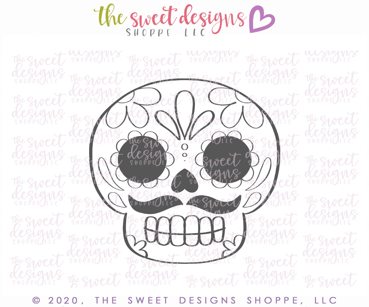Cake Pop Maker - Calavera Skull - Cake Pop Maker Set ( Cutter & Pusher) - The Sweet Designs Shoppe - TSDS - - ALL,Cake Pop,cakepop,Day of the dead,Day of the Death,dia de los muertos,Dia de Muertos,halloween,Mexico,Popper,Promocode,STL