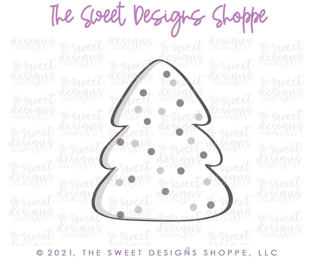 Cake Pop Maker - Christmas Tree Frosted Cracker - Cake Pop Maker Set ( Cutter & Pusher) - The Sweet Designs Shoppe - TSDS - - ALL,Cake Pop,cakepop,Christmas,Christmas / Winter,new,Popper,Promocode,STL
