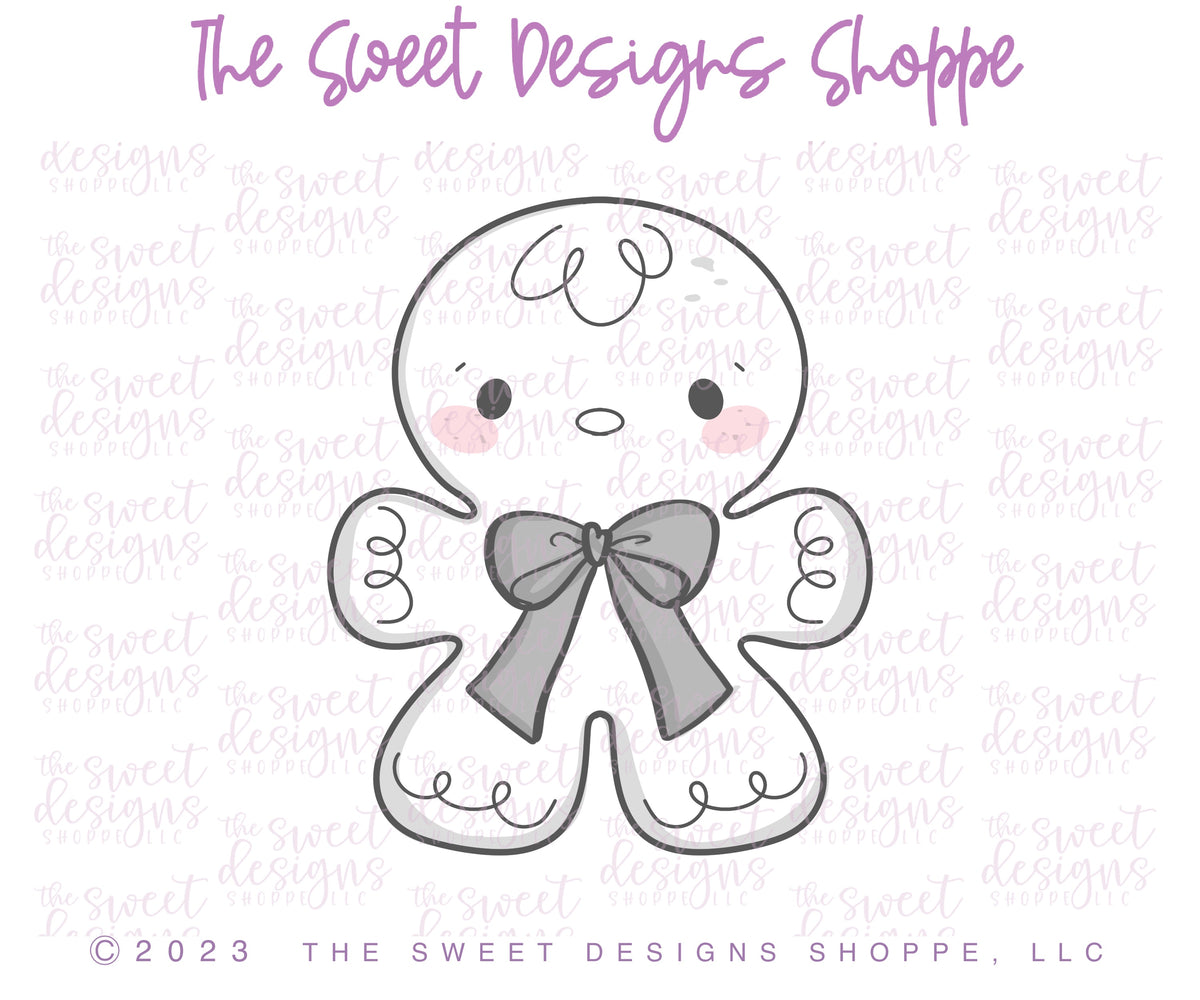 Cake Pop Maker - Chubby Gingerboy - Cake Pop Maker Set ( Cutter & Pusher) - The Sweet Designs Shoppe - TSDS - - ALL,Cake Pop,cakepop,Christmas,Christmas / Winter,new,Popper,Promocode,STL