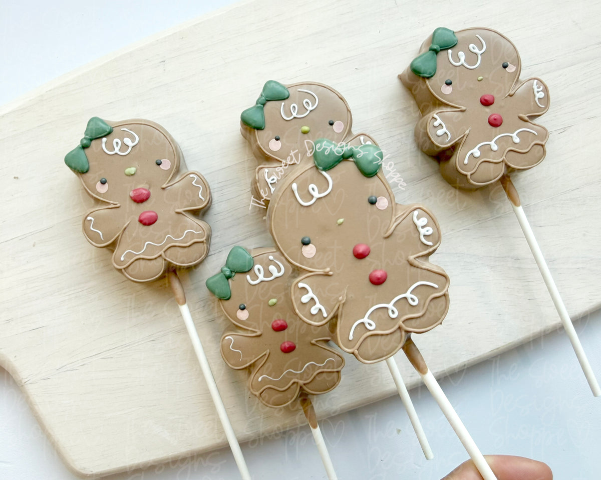 Cake Pop Maker - Chubby GingerGirl - Cake Pop Maker Set ( Cutter & Pusher) - The Sweet Designs Shoppe - TSDS - - ALL,Cake Pop,cakepop,Christmas,Christmas / Winter,new,Popper,Promocode,STL
