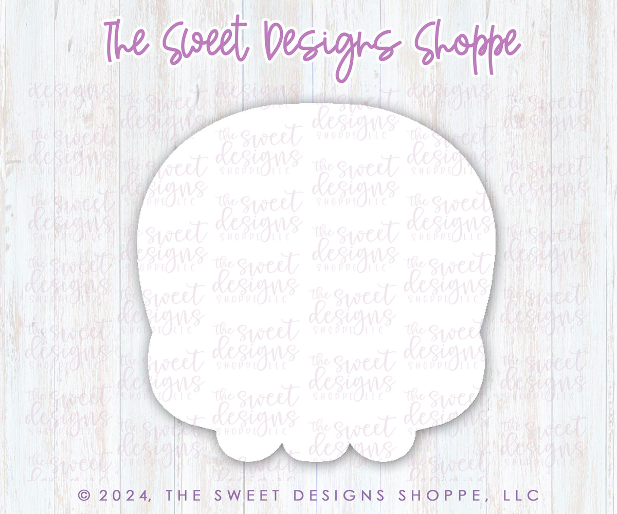 Cake Pop Maker - Chubby Skull - Cake Pop Maker Set ( Cutter & Pusher) - The Sweet Designs Shoppe - TSDS - - ALL,Cake Pop,cakepop,halloween,Popper,Promocode,Skeleton,STL