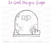 Cake Pop Maker - Chubby Tombstone - Cake Pop Maker Set ( Cutter & Pusher) - The Sweet Designs Shoppe - TSDS - - ALL,Cake Pop,cakepop,halloween,Popper,Promocode,STL,Tomb