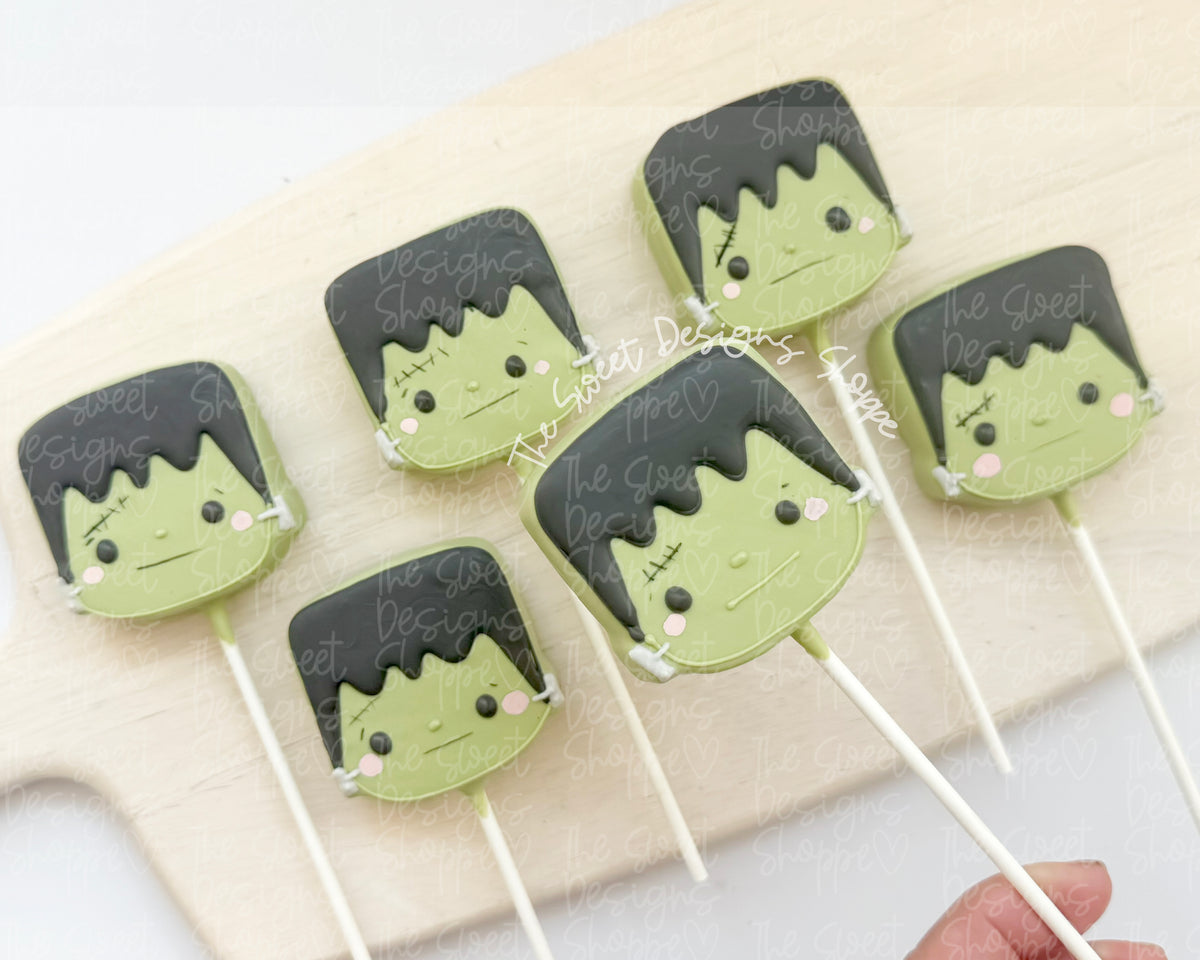 Cake Pop Maker - Chunky Frankie Face - Cake Pop Maker Set ( Cutter & Pusher) - The Sweet Designs Shoppe - TSDS - - ALL,Cake Pop,cakepop,Frankenstein,Frankenstein's bride face,frankenstein's face,frankieface0006,frankieface006,halloween,monster,Popper,Promocode,STL