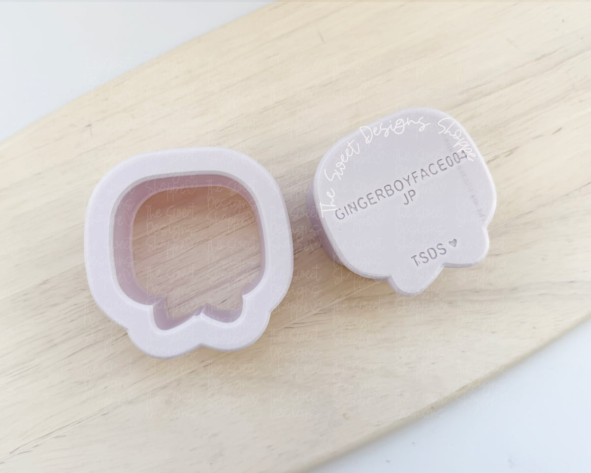 Cake Pop Maker - Chunky Gingerboy Face- Cake Pop Maker Set ( Cutter & Pusher) - The Sweet Designs Shoppe - TSDS - - ALL,Cake Pop,cakepop,Christmas,Christmas / Winter,new,Popper,Promocode,STL