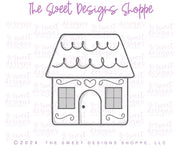 Cake Pop Maker - Chunky Gingerbread House - Cake Pop Maker Set ( Cutter & Pusher) - The Sweet Designs Shoppe - TSDS - - ALL,Cake Pop,cakepop,Christmas,Christmas / Winter,new,Popper,Promocode,STL