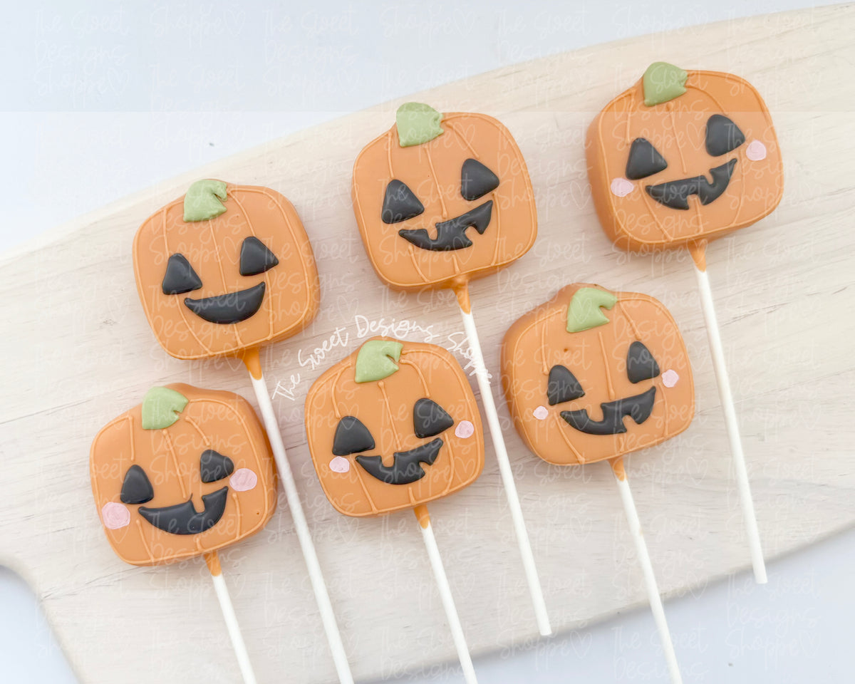 Cake Pop Maker - Chunky Jack-o-Lantern - Cake Pop Maker Set ( Cutter & Pusher) - The Sweet Designs Shoppe - TSDS - - ALL,Cake Pop,cakepop,Food,Food & Beverages,Food and Beverage,food fruits and veggies,fruits,Fruits and Vegetables,halloween,Popper,Promocode,STL