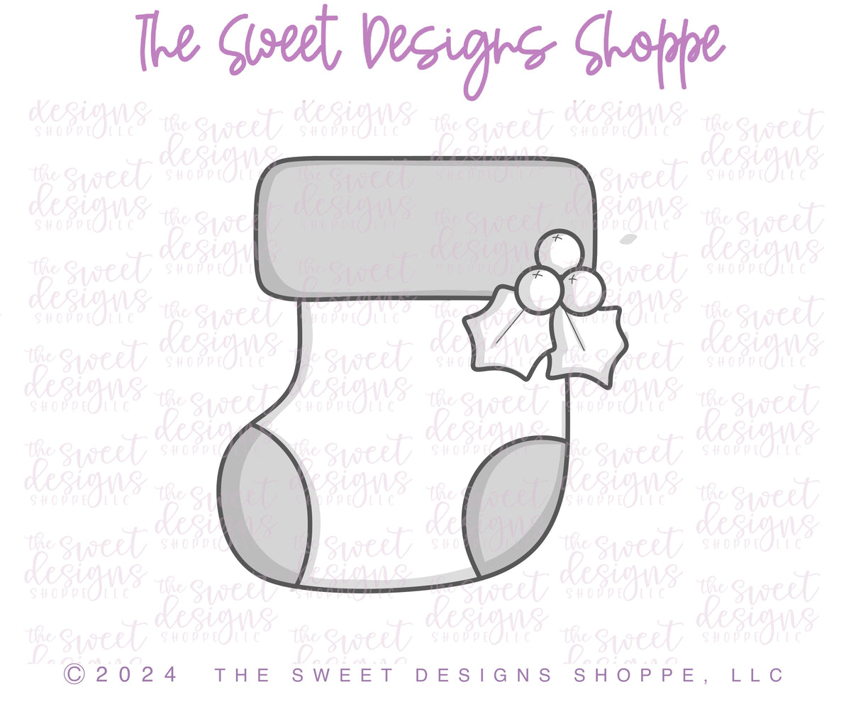 Cake Pop Maker - Chunky Stocking - Cake Pop Maker Set ( Cutter & Pusher) - The Sweet Designs Shoppe - TSDS - - ALL,Cake Pop,cakepop,Christmas,Christmas / Winter,new,Popper,Promocode,STL