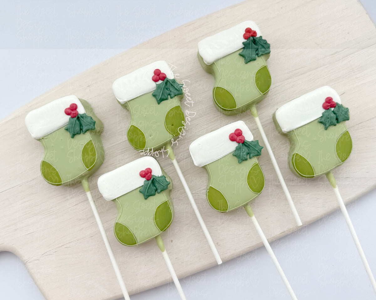 Cake Pop Maker - Chunky Stocking - Cake Pop Maker Set ( Cutter & Pusher) - The Sweet Designs Shoppe - TSDS - - ALL,Cake Pop,cakepop,Christmas,Christmas / Winter,new,Popper,Promocode,STL