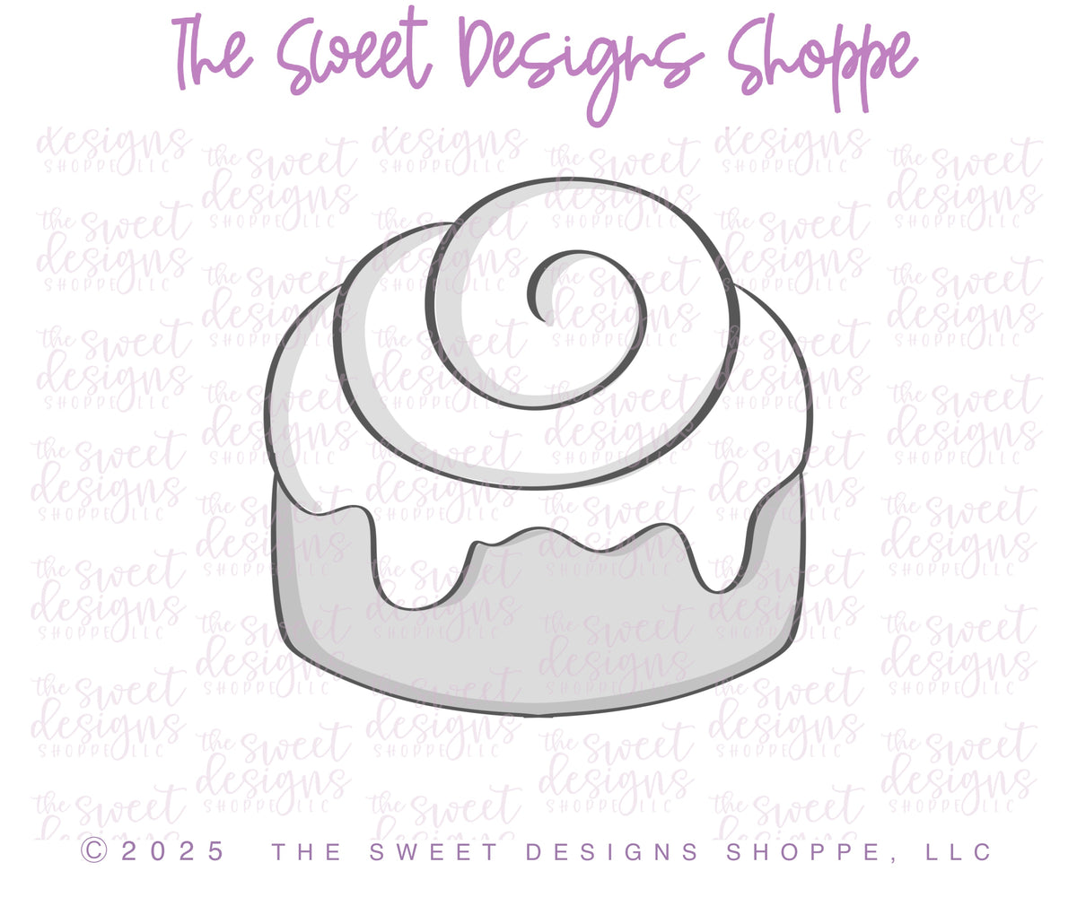 Cake Pop Maker - Cinnamon Bun - Cake Pop Maker Set ( Cutter & Pusher) - The Sweet Designs Shoppe - TSDS - - ALL,Cake Pop,cakepop,Fall,new,Popper,Promocode,STL,thanksgiving