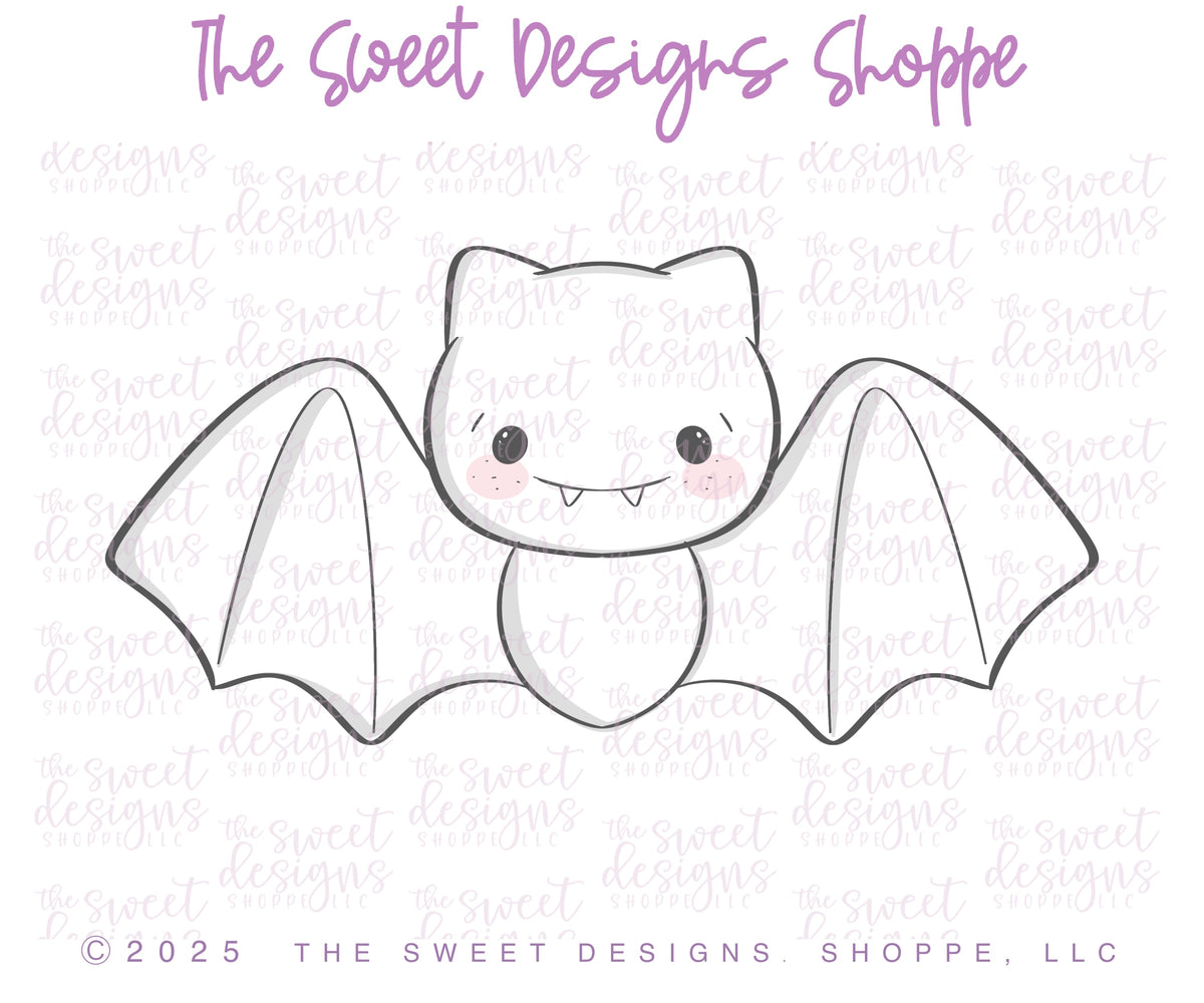 Cake Pop Maker - Classic Bat - Cake Pop Maker Set ( Cutter & Pusher) - The Sweet Designs Shoppe - TSDS - - ALL,Animal,Animals,Animals and Insects,Cake Pop,cakepop,dracula,halloween,Popper,Promocode,STL,vampire