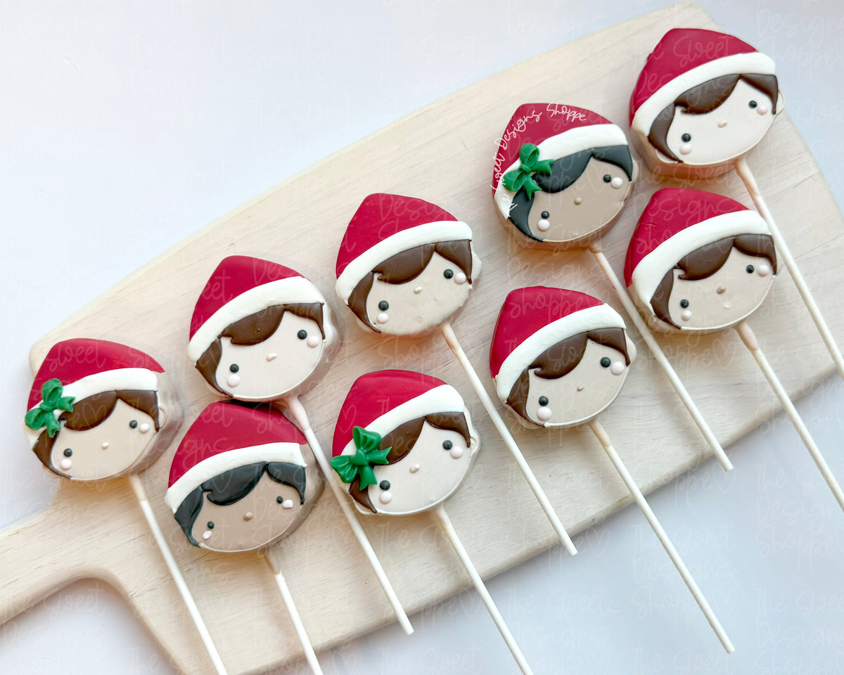 Cake Pop Maker - Cute Elf Face - Cake Pop Maker Set ( Cutter & Pusher) - The Sweet Designs Shoppe - TSDS - - ALL,boy elf face,Cake Pop,cakepop,Christmas,Christmas / Winter,Elf,elf face,Elf Girl Face,elf's,new,on the Shelf,Popper,Promocode,STL