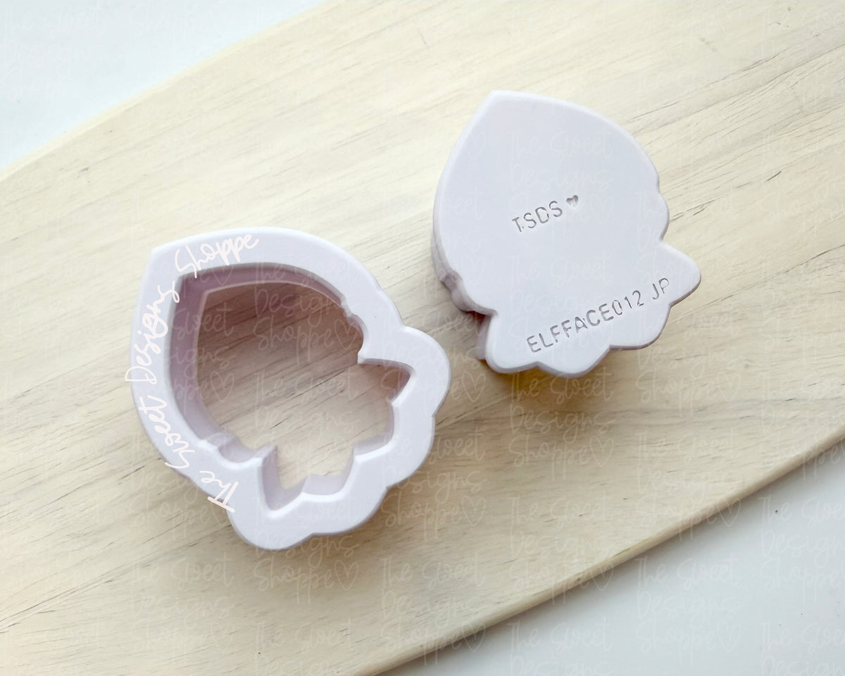 Cake Pop Maker - Elf Face Plaque - Cake Pop Maker Set ( Cutter & Pusher) - The Sweet Designs Shoppe - TSDS - - ALL,boy elf face,Cake Pop,cakepop,Christmas,Christmas / Winter,Elf,elf face,Elf Girl Face,elf's,new,on the Shelf,Popper,Promocode,STL