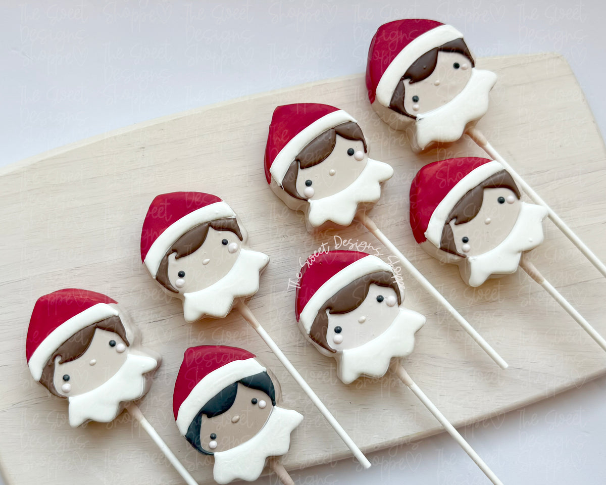 Cake Pop Maker - Elf Face Plaque - Cake Pop Maker Set ( Cutter & Pusher) - The Sweet Designs Shoppe - TSDS - - ALL,boy elf face,Cake Pop,cakepop,Christmas,Christmas / Winter,Elf,elf face,Elf Girl Face,elf's,new,on the Shelf,Popper,Promocode,STL