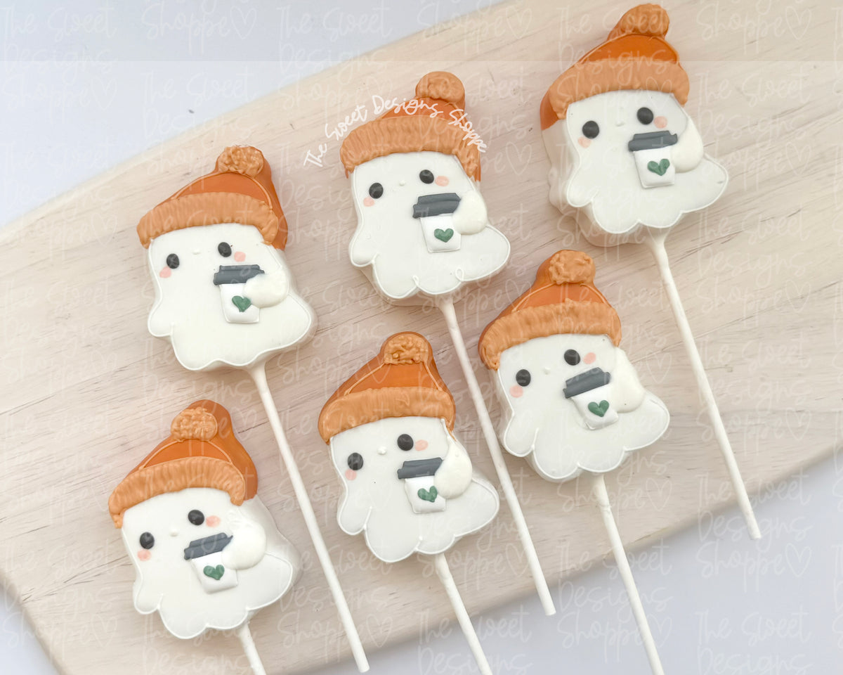 Cake Pop Maker - Fall Ghost - Cake Pop Maker Set ( Cutter & Pusher) - The Sweet Designs Shoppe - TSDS - - ALL,Boo,Cake Pop,cakepop,halloween,Popper,Promocode,STL