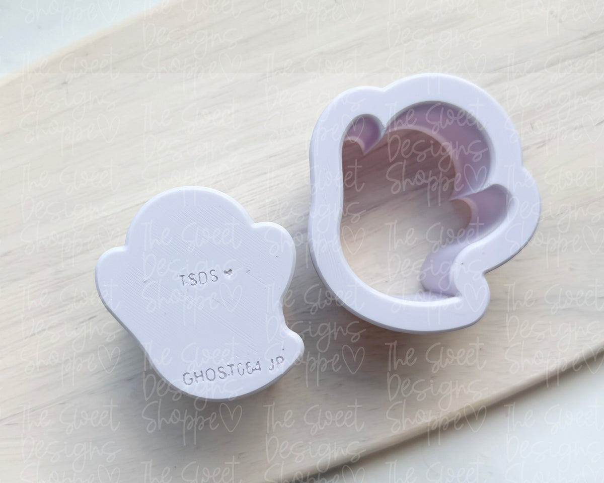 Cake Pop Maker - Ghost Frosted Cracker - Cake Pop Maker Set ( Cutter & Pusher) - The Sweet Designs Shoppe - TSDS - - ALL,Boo,Cake Pop,cakepop,halloween,Popper,Promocode,STL