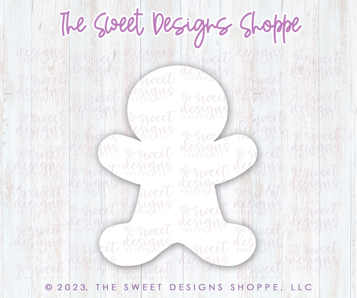 Cake Pop Maker - Gingerboy Frosted Cracker- Cake Pop Maker Set ( Cutter & Pusher) - The Sweet Designs Shoppe - TSDS - - ALL,Cake Pop,cakepop,Christmas,Christmas / Winter,new,Popper,Promocode,STL