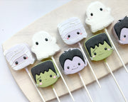 Cake Pop Maker - Halloween Monsters - Cake Pop Makers Set - 4 Designs - (1 Cutter & 1 Pusher per Design) - The Sweet Designs Shoppe - TSDS - - ALL,Cake Pop,cakepop,CPMakerSet005,frank,Frankenstein,Frankestein,frankie,halloween,monster,Popper,Promocode,set,STL,vampire