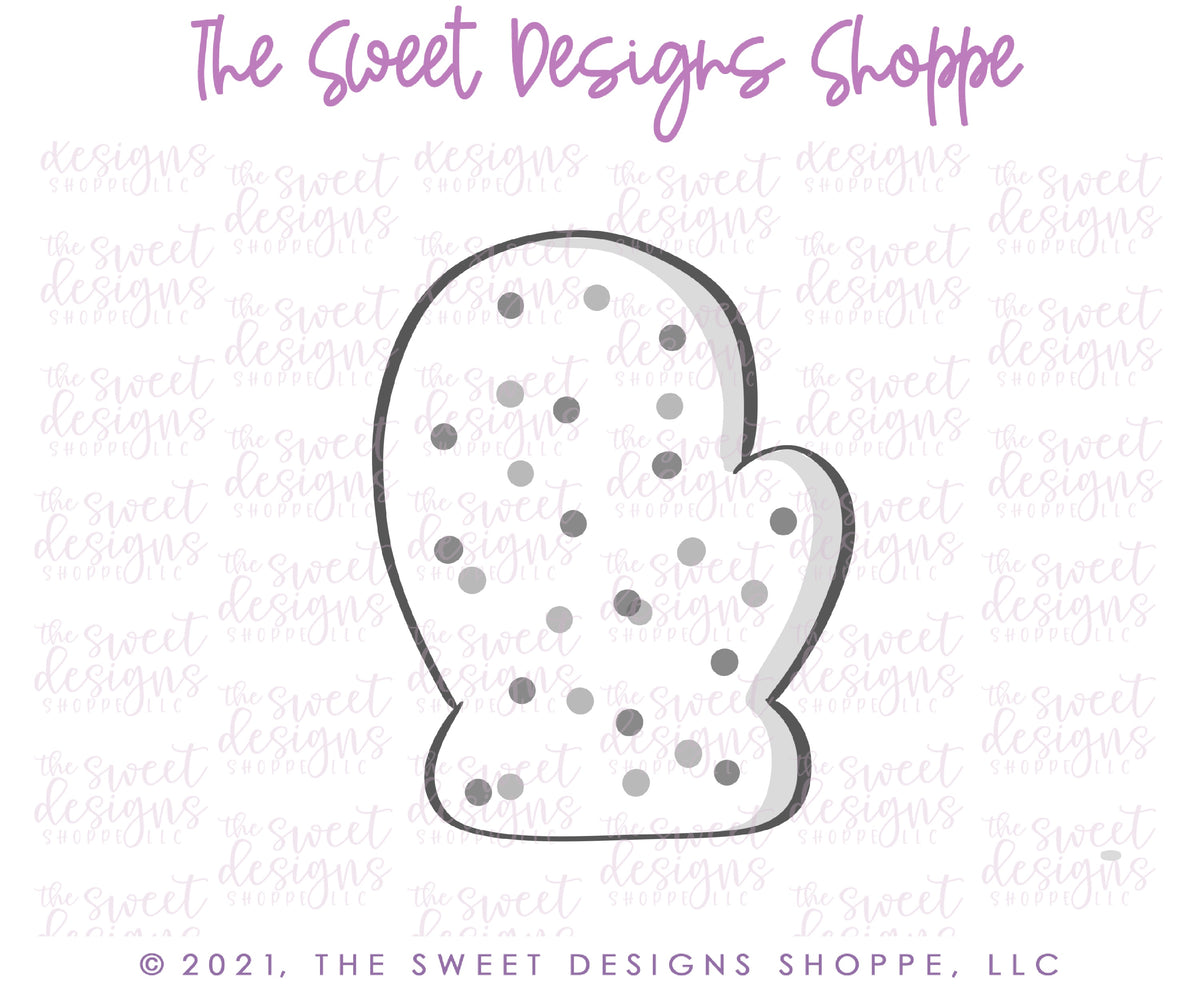 Cake Pop Maker - Kawaii Mitten - Cake Pop Maker Set ( Cutter & Pusher) - The Sweet Designs Shoppe - TSDS - - ALL,Cake Pop,cakepop,Christmas,Christmas / Winter,new,Popper,Promocode,STL