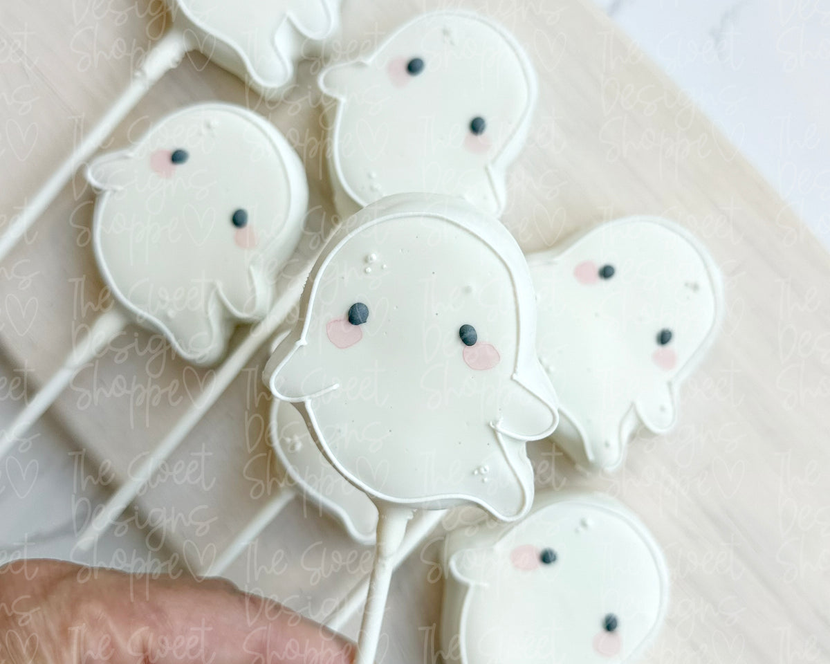Cake Pop Maker - Little Boo Ghost - Cake Pop Maker Set ( Cutter & Pusher) - The Sweet Designs Shoppe - TSDS - - ALL,Boo,Cake Pop,cakepop,halloween,Popper,Promocode,STL