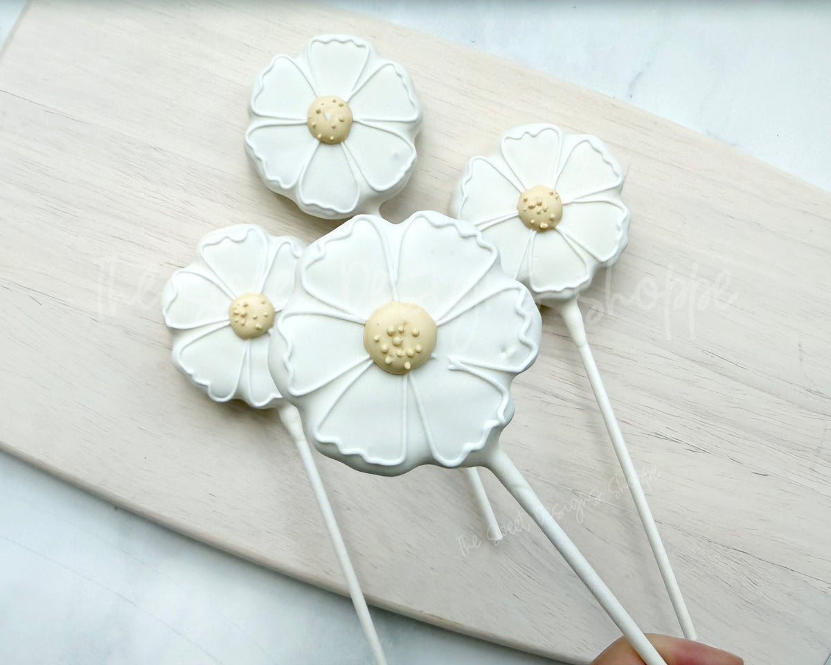 Cake Pop Maker - Lovely Daisy - Cake Pop Maker Set ( Cutter & Pusher) - The Sweet Designs Shoppe - TSDS - - ALL,BTS,Cake Pop,cakepop,Flower,Flowers,mother,mothers,Mothers Day,Nature,Popper,Promocode,STL,Teacher Appreciation,valenteine,valentine,Valentine's,Wedding,Wedding Favors