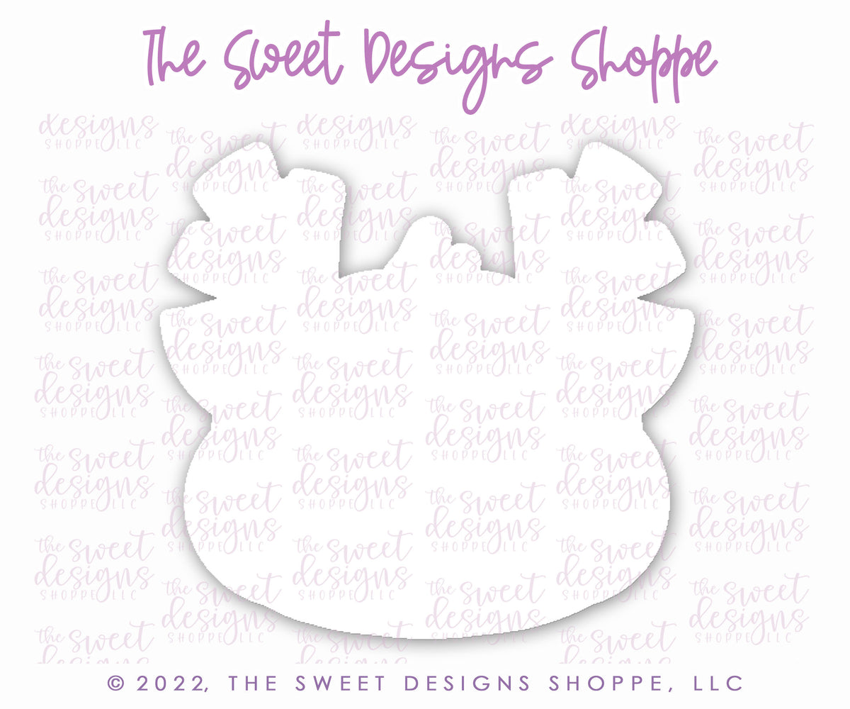 Cake Pop Maker - Nerdy Chunky Rudolph - Cake Pop Maker Set ( Cutter & Pusher) - The Sweet Designs Shoppe - TSDS - - ALL,Cake Pop,cakepop,Christmas,Christmas / Winter,new,Popper,Promocode,STL
