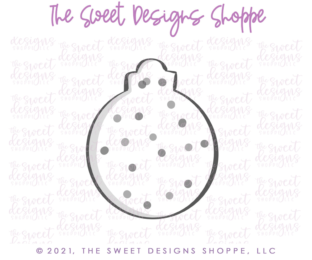 Cake Pop Maker - Ornament Frosted Cracker - Cake Pop Maker Set ( Cutter & Pusher) - The Sweet Designs Shoppe - TSDS - - ALL,Cake Pop,cakepop,Christmas,Christmas / Winter,new,Popper,Promocode,STL